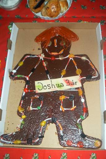Cake man, a Danish birthday tradition