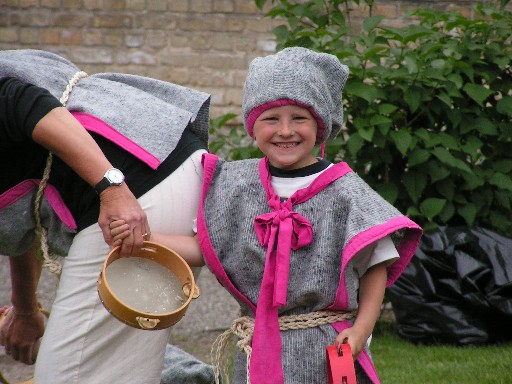 Joshua the court jester in the summer play