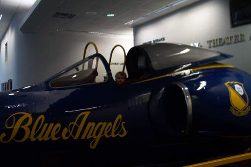 Fighter Pilot Joshua at the Naval Air Station