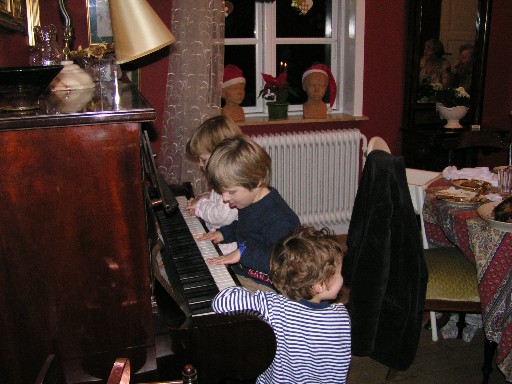 Christmas at Annelise's - Playing Piano
